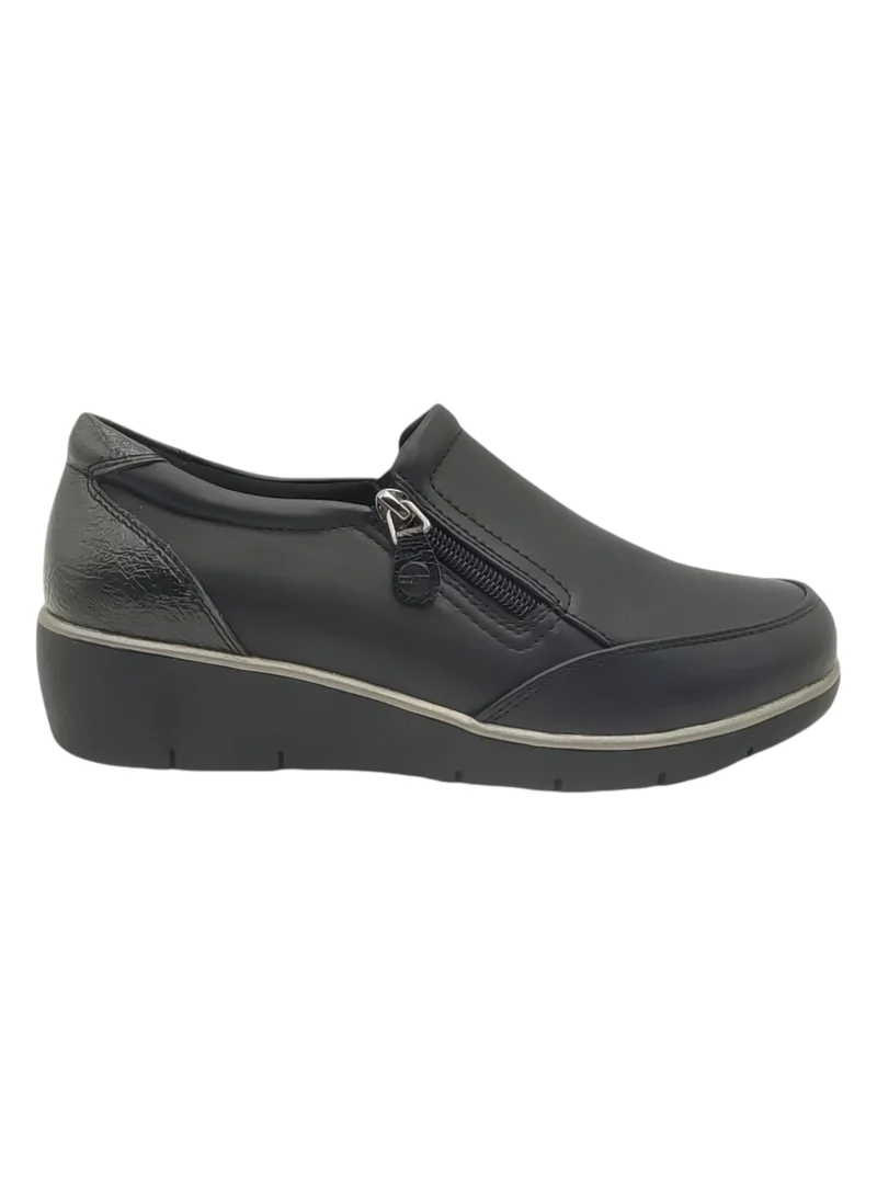 Bata Comfort Slip‑On Shoes with Side Zip